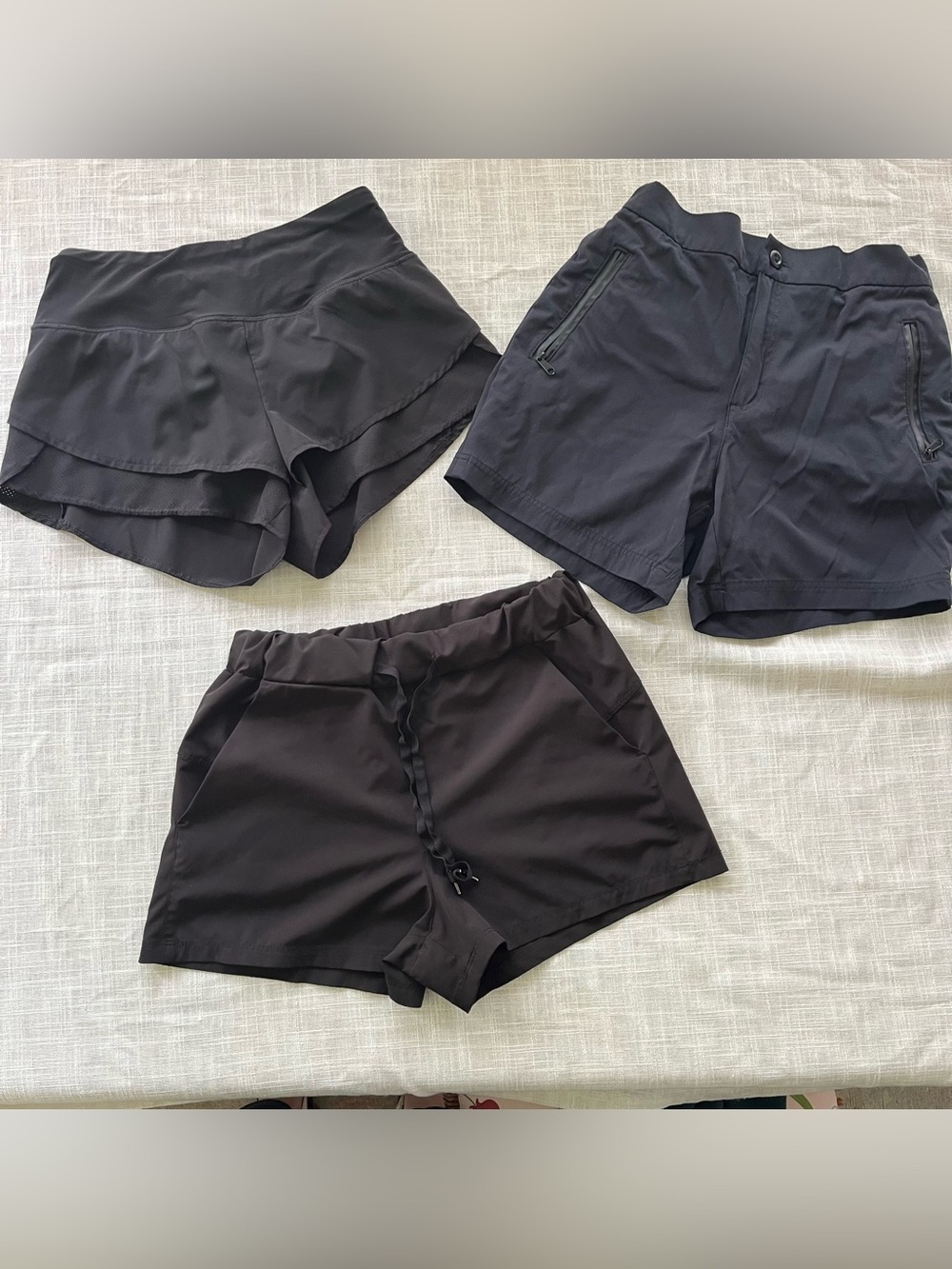 3 Pairs Athletic Shorts